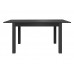 RAMEN PLUS MIDI étkezőasztal 120-160/75 cm, fekete