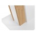 ZALDER nyitható étkezőasztal 120-160/68 cm, artisan tölgy/fehér