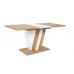 ZATAR nyitható étkezőasztal 125-170/75 cm, wotan tölgy/fehér