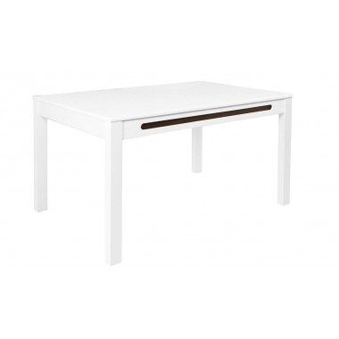 AZTECA TRIO STO nyitható étkezőasztal 150-200/90 cm, fehér/fényes fehér