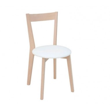 IKKA szék, natúr tölgy/fehér vagy türkiz