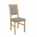 ROBI szék, fehér vagy natúr tölgy/szürke szövet