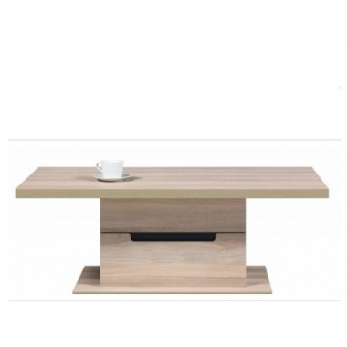 DENIS DS10 nyitható étkezőasztal, szil/fekete, 160-200 cm