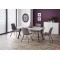 DALLAS nyitható étkezőasztal márvány/fekete, 160-220 cm