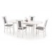 FRYDERYK nyitható étkezőasztal fehér, 160-240/90 cm