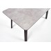 HALIFAX étkezőasztal 160 cm, beton/fekete színben