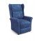 AGUSTIN 2 lábtartós fotel, kék