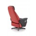 CAMARO dönthető fotel, fekete/piros