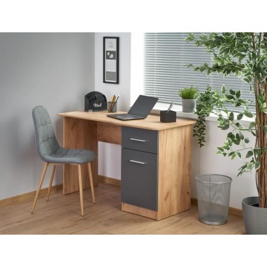 ELMO íróasztal, wotan tölgy/antracit színben