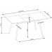 ALBON nyitható étkezőasztal sonoma tölgy/szürke, 120-160 cm