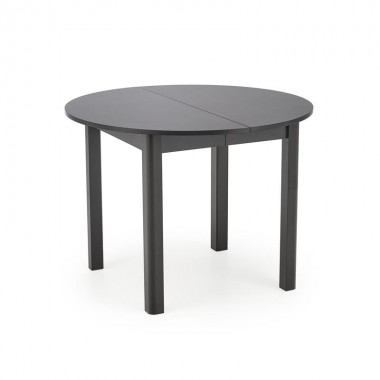 RINGO nyitható étkezőasztal 102-142/102 cm, fekete
