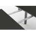 RINGO nyitható étkezőasztal 102-142/102 cm, fekete