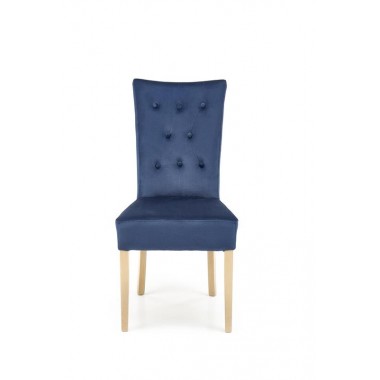 VERMONT szék, mézes tölgy/kék