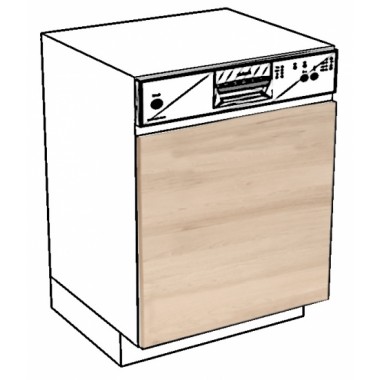 EKRO FZ60A konyhabútor alsó (beépíthető mosogatógépre front), több színben