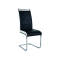 H-441 szék, fekete, fehér vagy szürke textilbőr