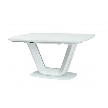 ARMANI nyitható étkezőasztal 160-220 cm, fehér