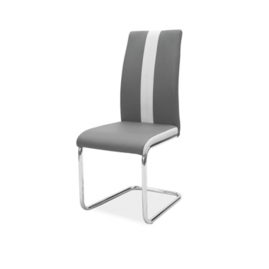 H-200 szánkótalpas szék, sötét szürke 