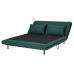 ZENIA Velvet nyitható kanapé 141 cm, zöld