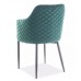 ASTOR Velvet karfás szék, zöld