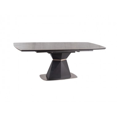 CORTEZ nyitható kerámialapos étkezőasztal, 160-210 cm