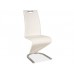 H-090 szék, fehér vagy fekete textilbőr