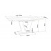 PLATON nyitható étkezőasztal 136-176/80 cm, wotan tölgy