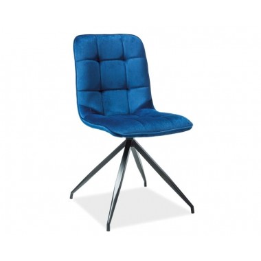 TEXO Velvet szék, kék