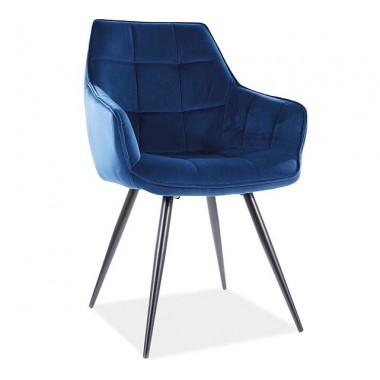 LILIA Velvet szék, kék