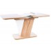 CROCUS nyitható étkezőasztal wotan tölgy/fehér, 120-160/80 cm