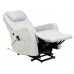 ADONIS relax fotel felállást segítő funkcióval, szürke szövet