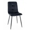 IVO Velvet szék, fekete