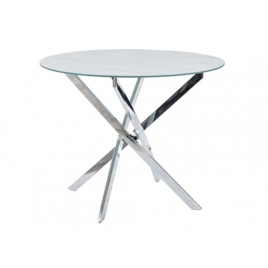 AGIS EFFEKT étkezőasztal 90 cm, márványhatású