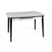 APOLLO nyitható étkezőasztal 150-190 cm, fekete/fehér
