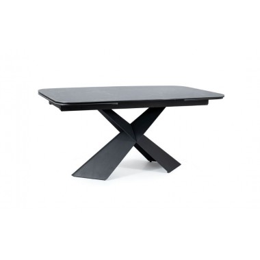 AVANGARD II nyitható étkezőasztal 160-240x95 cm, fekete