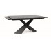 AVANGARD II nyitható étkezőasztal 160-240x95 cm, fekete