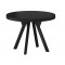 DOMINGO nyitható étkezőasztal tölgy vagy fekete, 100-250/100 cm