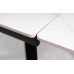 JOHN nyitható étkezőasztal 120-180 cm, fekete/fehér