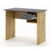 B-011 íróasztal, artisan tölgy/antracit