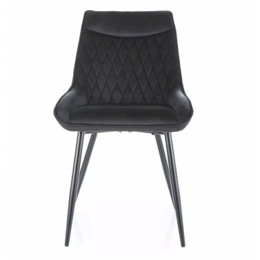 AGAT Velvet szék, fekete
