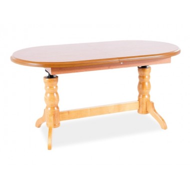 DANIEL emelhető, nyitható asztal 70x120-160 cm, éger