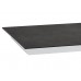ALARAS II nyitható étkezőasztal grafit/lakkozott fehér, 120-180 cm