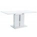 DALLAS nyitható étkezőasztal 110-150/75 cm, lakkozott fehér
