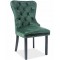 AUGUST Velvet szék, zöld