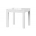 WENUS nyitható étkezőasztal, fehér/fényes fehér, 160-300 cm
