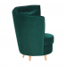 ROUND NEW fotel, smaragd szín