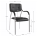 ILHAM rakásolható irodai szék, fekete