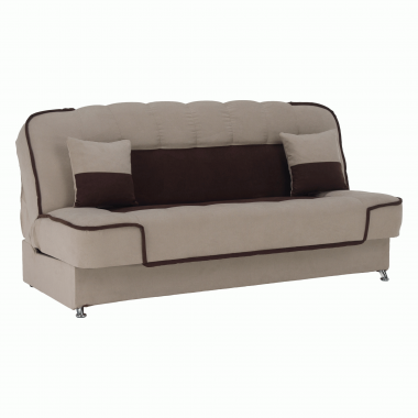 PERSI nyitható kanapé 195 cm, bézs/barna