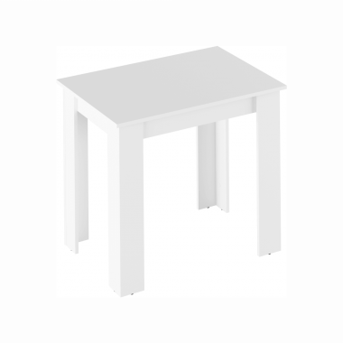 TARINIO étkezőasztal 86x60 cm, fehér