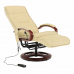 ARTUS relax fotel, elektromos masszázs és fűtésfunkció, bézs