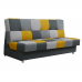 ALABAMA nyitható kanapé, mustár/szürke, 195 cm